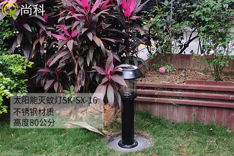 廣西街道社區用戶外太陽能滅蚊燈防治蚊蟲效果圖片